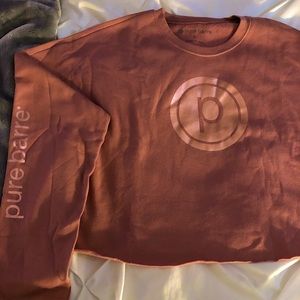 Pure Barre Cropped Sweatshirt